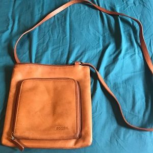 Well loved Fossil crossbody purse